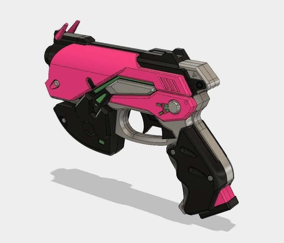 DVA GUN (overwatch) SOLID 3D Print 256572