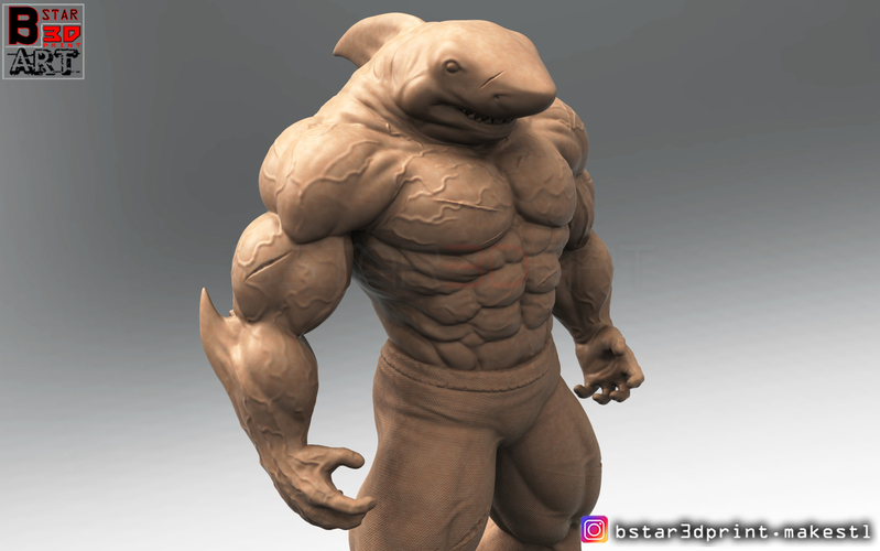 The Shark Man 3d print 3D Print 256587