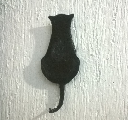 cat tail key holder