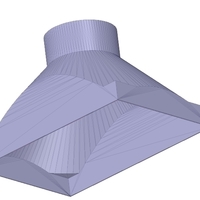 exhaust hood suction nozzle from industrial vacuum cleaner - Thumbnail 1