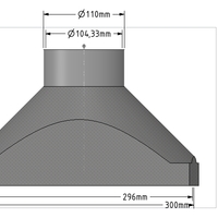 exhaust hood suction nozzle from industrial vacuum cleaner - Thumbnail 9