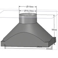 exhaust hood suction nozzle from industrial vacuum cleaner - Thumbnail 10