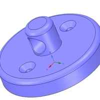 simple wall or ceiling mount wire holder for real 3D print - Thumbnail 4