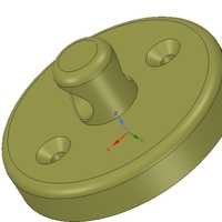 simple wall or ceiling mount wire holder for real 3D print - Thumbnail 5