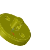 simple wall or ceiling mount wire holder for real 3D print - Thumbnail 6