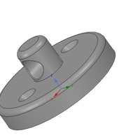 simple wall or ceiling mount wire holder for real 3D print - Thumbnail 7