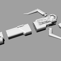 Magna Defender Blaster Power rangers Lost Galaxy 3D print model - Thumbnail 2