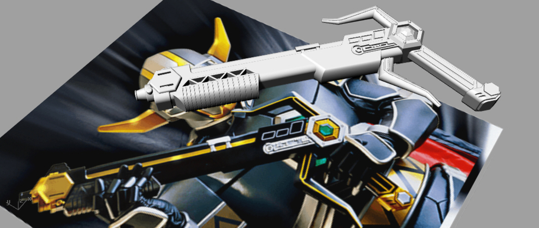 Magna Defender Blaster Power rangers Lost Galaxy 3D print model 3D Print 256676