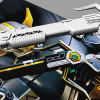 Magna Defender Blaster Power rangers Lost Galaxy 3D print model - Thumbnail 3