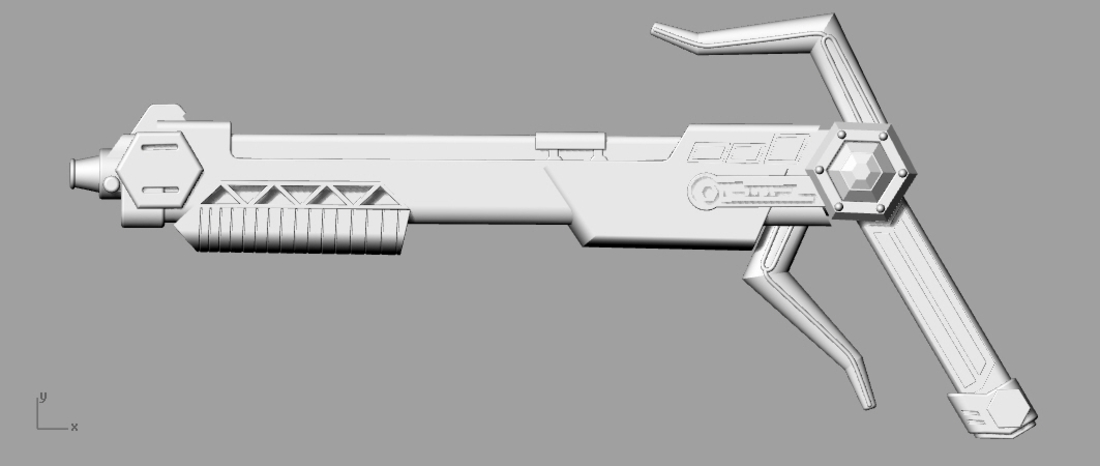 Magna Defender Blaster Power rangers Lost Galaxy 3D print model 3D Print 256677