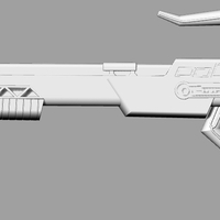 Magna Defender Blaster Power rangers Lost Galaxy 3D print model - Thumbnail 4