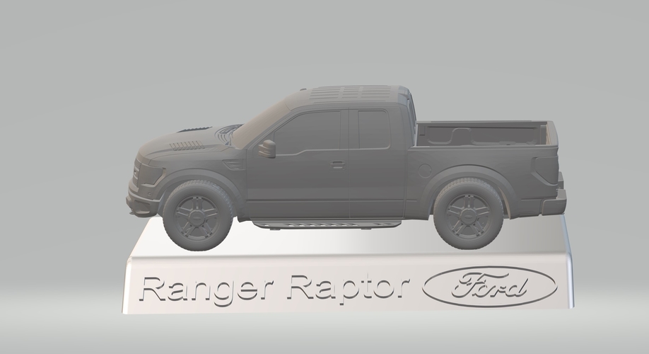 FORD RAPTOR F150 3D MODEL CAR CUSTOM 3D PRINTING STL FILE 3D Print 256701