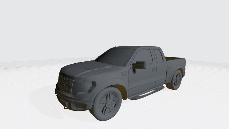 FORD RAPTOR F150 3D MODEL CAR CUSTOM 3D PRINTING STL FILE 3D Print 256704