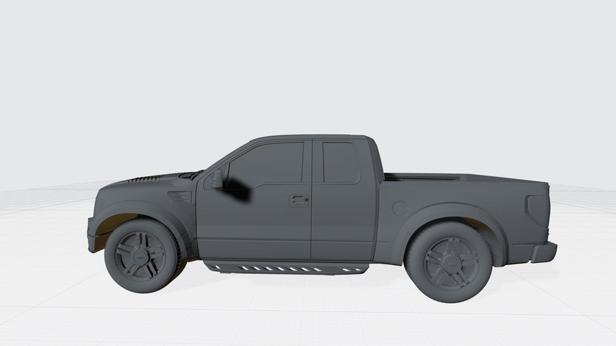 FORD RAPTOR F150 3D MODEL CAR CUSTOM 3D PRINTING STL FILE 3D Print 256705
