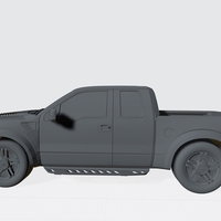 FORD RAPTOR F150 3D MODEL CAR CUSTOM 3D PRINTING STL FILE - Thumbnail 6