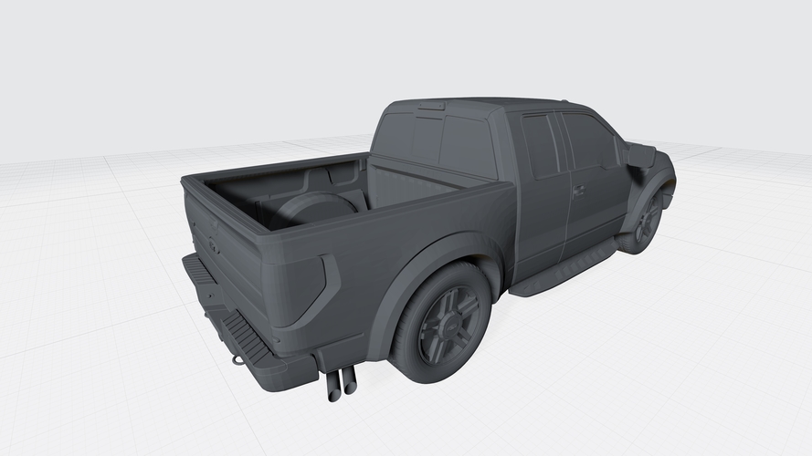 FORD RAPTOR F150 3D MODEL CAR CUSTOM 3D PRINTING STL FILE 3D Print 256707