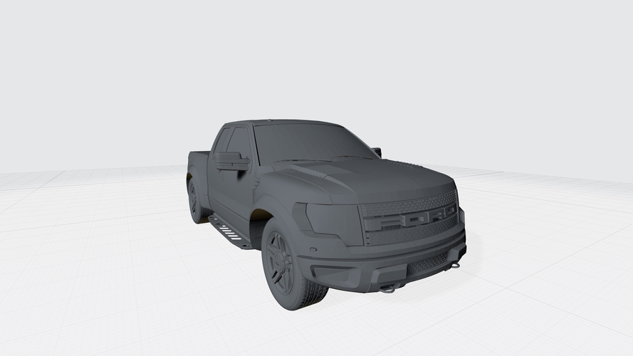 FORD RAPTOR F150 3D MODEL CAR CUSTOM 3D PRINTING STL FILE 3D Print 256708