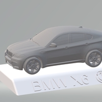 BMW X6 3D CAR MODEL HIGH QUALITY 3D PRINTING STL FILE - Thumbnail 1