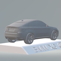BMW X6 3D CAR MODEL HIGH QUALITY 3D PRINTING STL FILE - Thumbnail 4