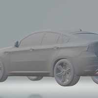 BMW X6 3D CAR MODEL HIGH QUALITY 3D PRINTING STL FILE - Thumbnail 7