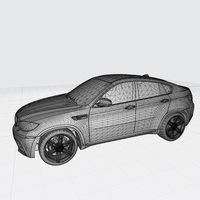 BMW X6 3D CAR MODEL HIGH QUALITY 3D PRINTING STL FILE - Thumbnail 11