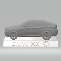 BMW X6 3D CAR MODEL HIGH QUALITY 3D PRINTING STL FILE - Thumbnail 12