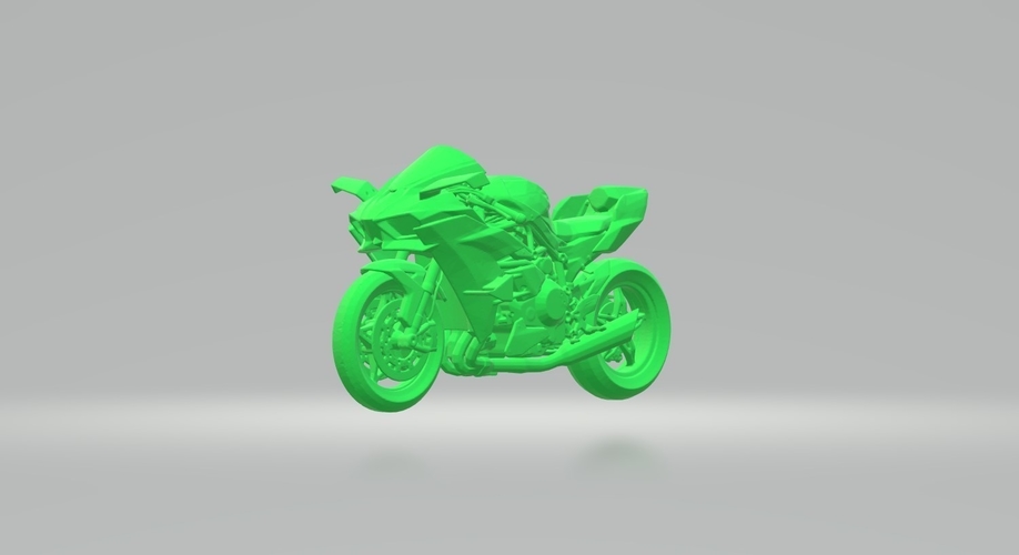 KAWASAKI NINJA H2 3D MODEL CUSTOM READY PRINTING STL FILE 3D Print 256726