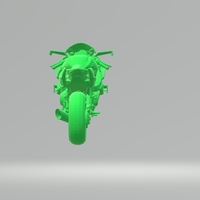 KAWASAKI NINJA H2 3D MODEL CUSTOM READY PRINTING STL FILE - Thumbnail 4