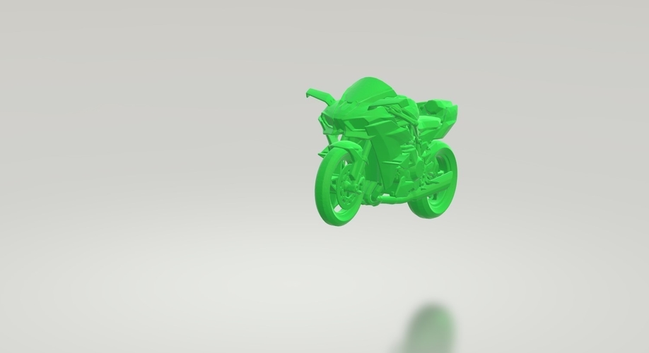 KAWASAKI NINJA H2 3D MODEL CUSTOM READY PRINTING STL FILE