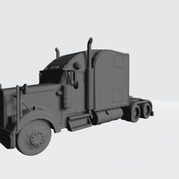 3D HAULER AMERICAN TRUCK MODEL READY FOR 3D PRINTING STL FILE - Thumbnail 1