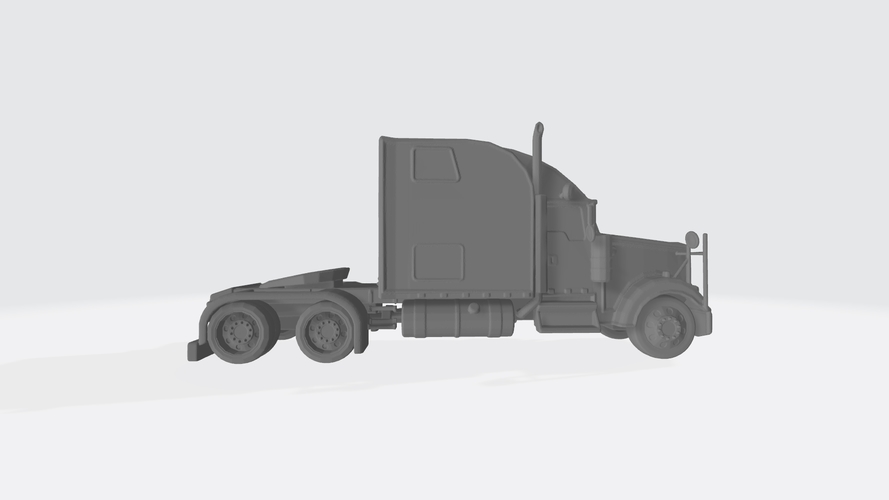 3D HAULER AMERICAN TRUCK MODEL READY FOR 3D PRINTING STL FILE 3D Print 256732