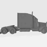 3D HAULER AMERICAN TRUCK MODEL READY FOR 3D PRINTING STL FILE - Thumbnail 2