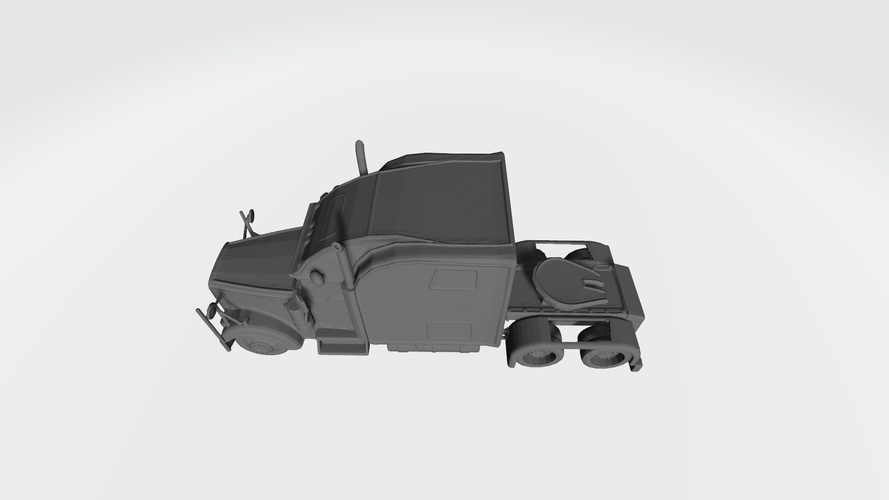 3D HAULER AMERICAN TRUCK MODEL READY FOR 3D PRINTING STL FILE 3D Print 256734