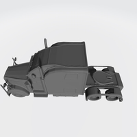 3D HAULER AMERICAN TRUCK MODEL READY FOR 3D PRINTING STL FILE - Thumbnail 4