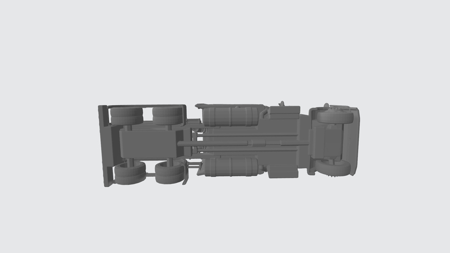 3D HAULER AMERICAN TRUCK MODEL READY FOR 3D PRINTING STL FILE 3D Print 256736
