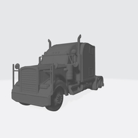3D HAULER AMERICAN TRUCK MODEL READY FOR 3D PRINTING STL FILE - Thumbnail 7