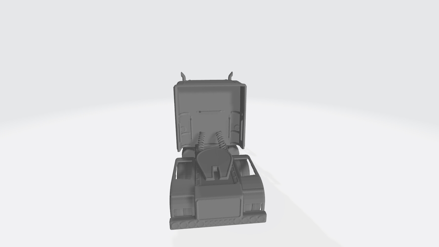 3D HAULER AMERICAN TRUCK MODEL READY FOR 3D PRINTING STL FILE 3D Print 256738