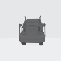 3D HAULER AMERICAN TRUCK MODEL READY FOR 3D PRINTING STL FILE - Thumbnail 9