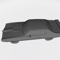 3D PRINTING MODEL OF PONTIAC GTO 1970 CAR STL FILE - Thumbnail 5