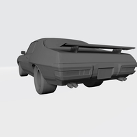 3D PRINTING MODEL OF PONTIAC GTO 1970 CAR STL FILE - Thumbnail 6