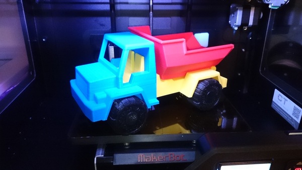 Medium Toy Dump Truck 3D Printing 25675