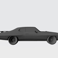 3D PRINTING MODEL OF PONTIAC GTO 1970 CAR STL FILE - Thumbnail 8