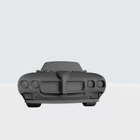 3D PRINTING MODEL OF PONTIAC GTO 1970 CAR STL FILE - Thumbnail 9
