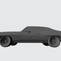 3D PRINTING MODEL OF PONTIAC GTO 1970 CAR STL FILE - Thumbnail 10