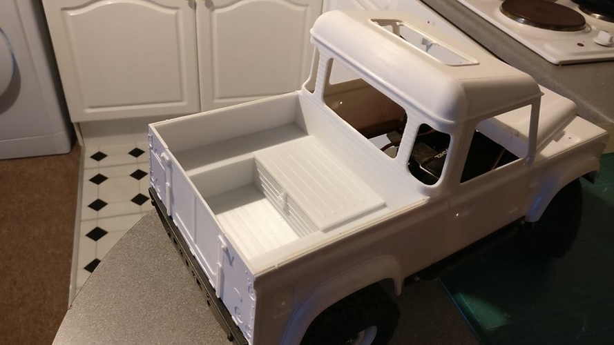 RC4WD D90 Pickup Conversion 3D Print 256762