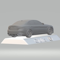 ALFA ROMEO GIULIA 3D CAR MODEL HIGH QUALITY 3D PRINTING STL FILE - Thumbnail 6