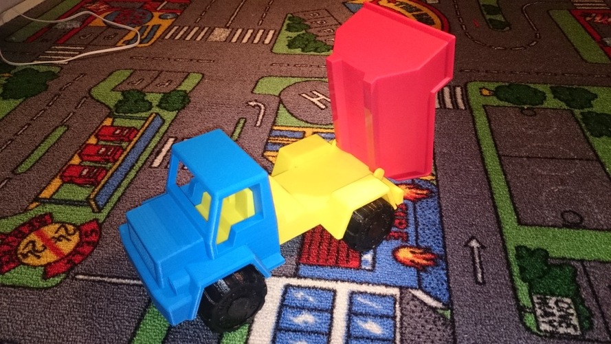 Toy Dump Truck 3D Print 25677