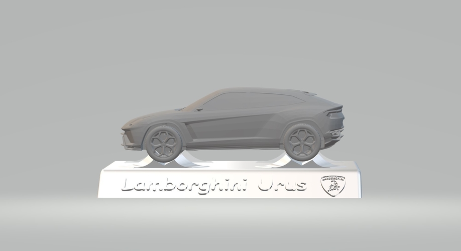 LAMBORGHINI URUS 3D CAR MODEL HIGH QUALITY 3D PRINTING STL FILE