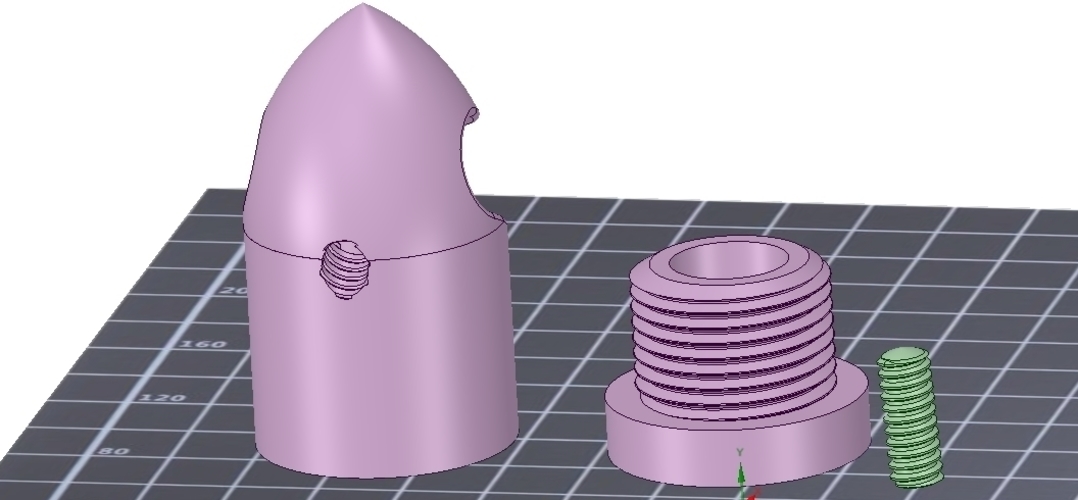 Clamp decorative for external and internal wiring 3dprint 3D Print 256806