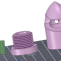 Clamp decorative for external and internal wiring 3dprint - Thumbnail 6